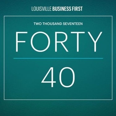 Louisville Business First 40 Under 40 logo